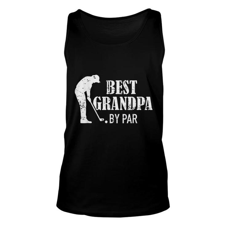Best Grandpa By Par Unisex Tank Top