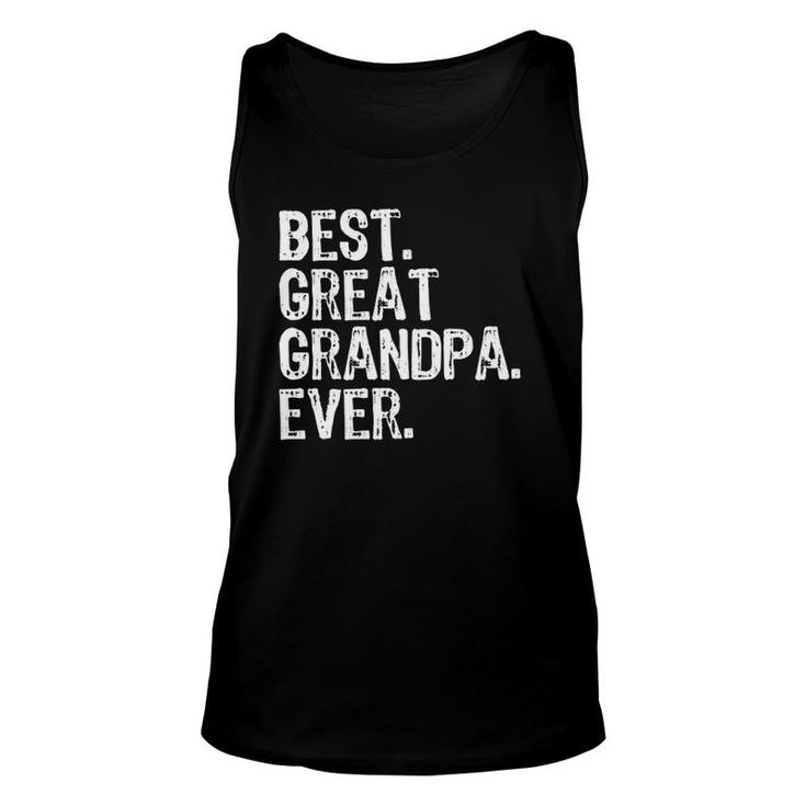 Best Great Grandpa Ever Grandparents Father's Day Tank Top