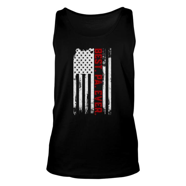 Best Pa Ever American Usa Flag Father’S Day For Grandpa Tank Top