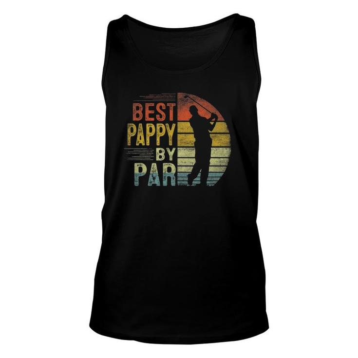 Best Pappy By Par Daddy Father's Day Gift Golf Lover Golfer Unisex Tank Top
