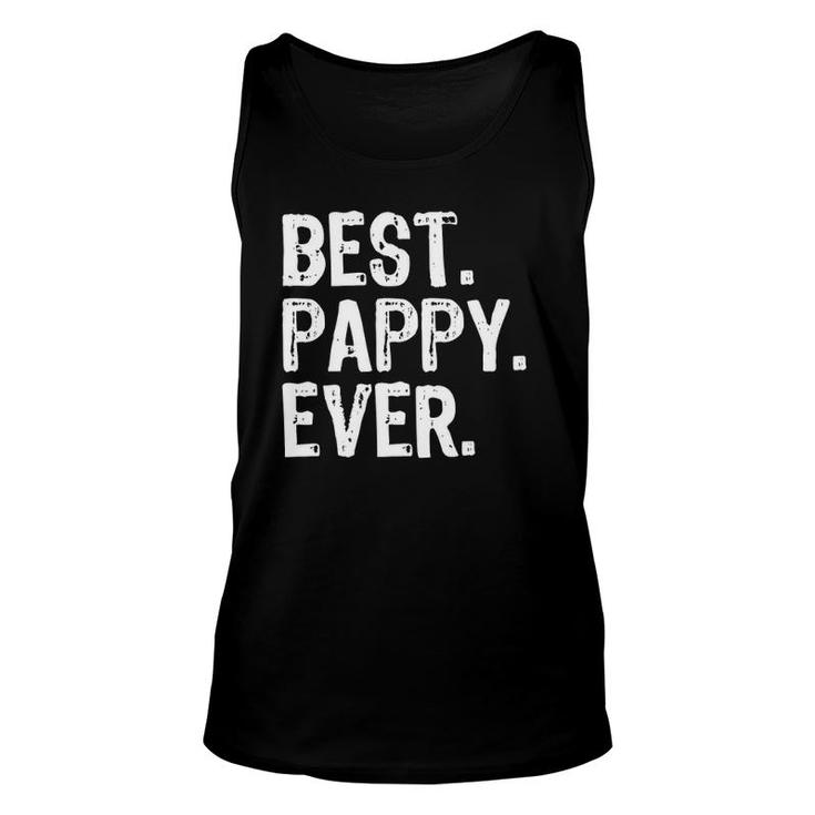 Best Pappy Ever Grandpa Cool Funny Gift Father's Day Unisex Tank Top