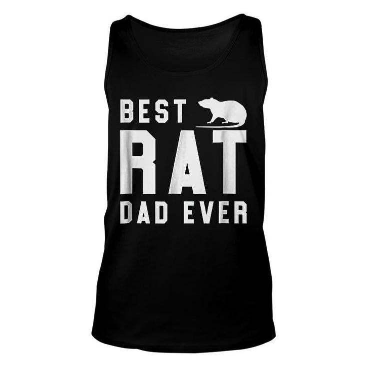 Best Rat Dad Ever Funny Pet Rat Unisex Tank Top