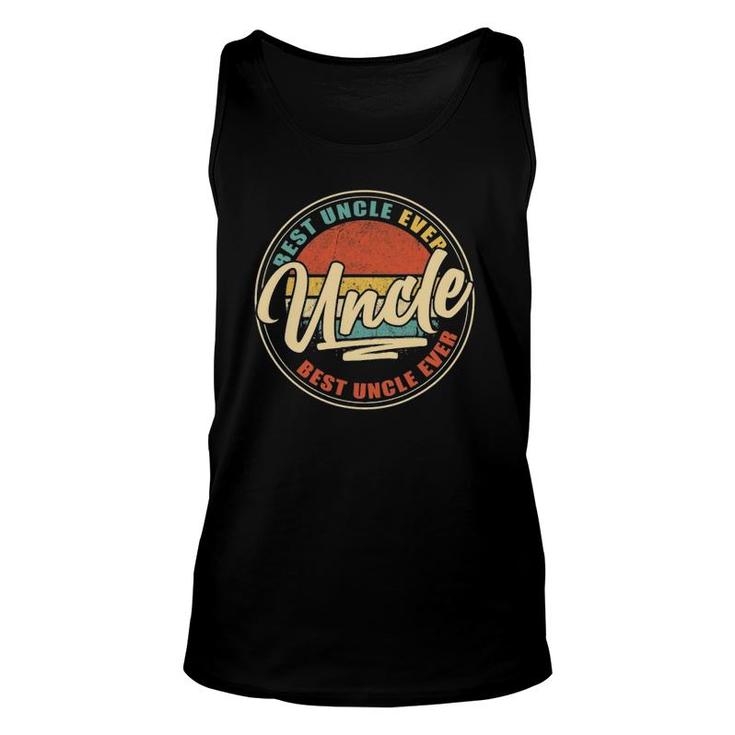 Mens Best Uncle Ever Grandpa Papa Father's Day Tank Top