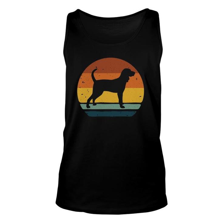 Black And Tan Coonhound Vintage Retro Dog Mom Dad Gift Unisex Tank Top