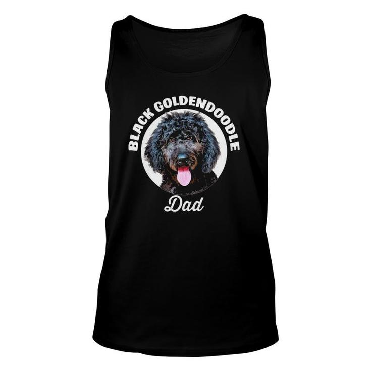 Black Goldendoodle Dog Dad Pet Lover Unisex Tank Top