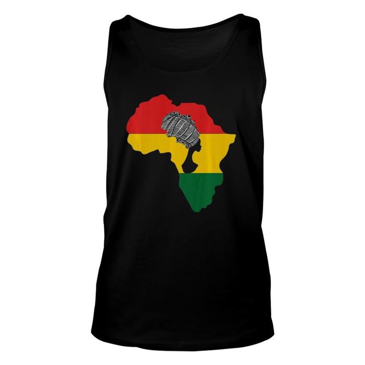 Black History Month Africa Hair Afro  Unisex Tank Top