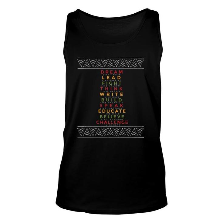 Black History Month My African American Pride Country Unisex Tank Top