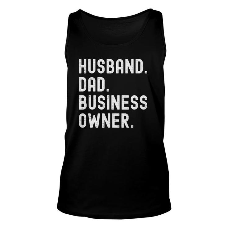 Black Husband Dad Business Owner Ceo Entrepreneur Men Unisex Tank Top