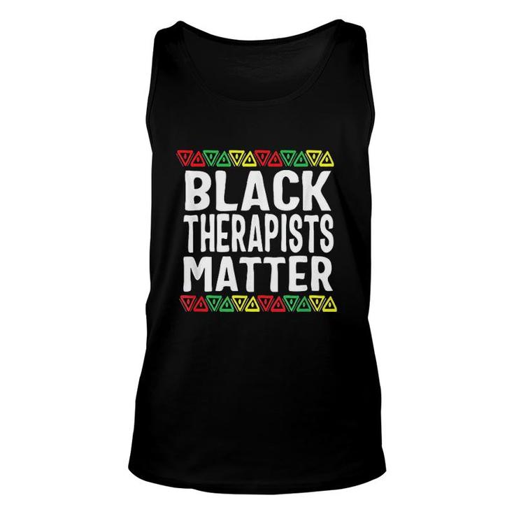 Black Therapists Matter History Month Unisex Tank Top