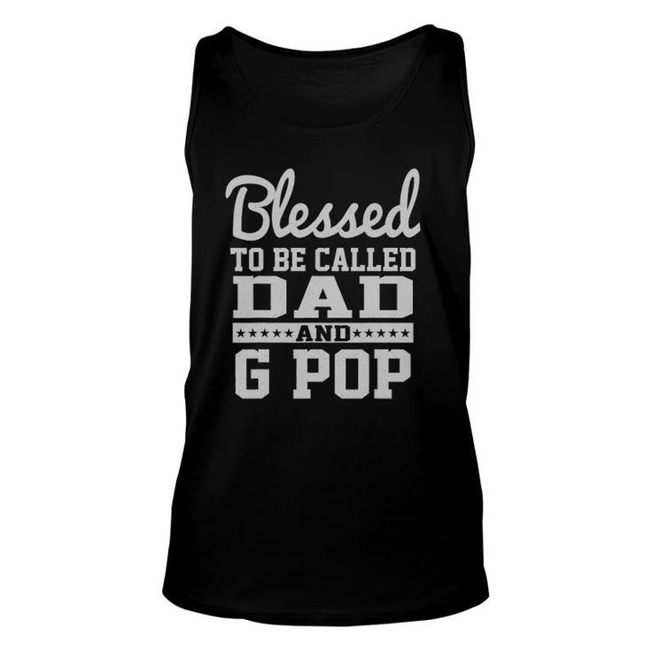 Mens Blessed To Be Called G Pop Vintage G Pop Father's Day Tank Top
