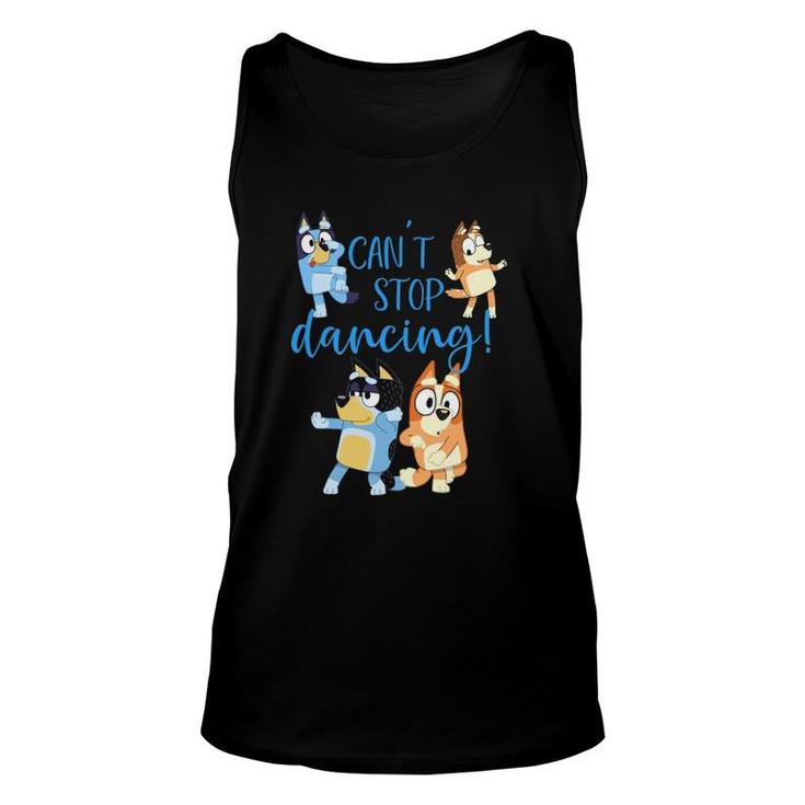 Bluey-Dad-Can't-Stop-Dancing-For-Father-Day Unisex Tank Top