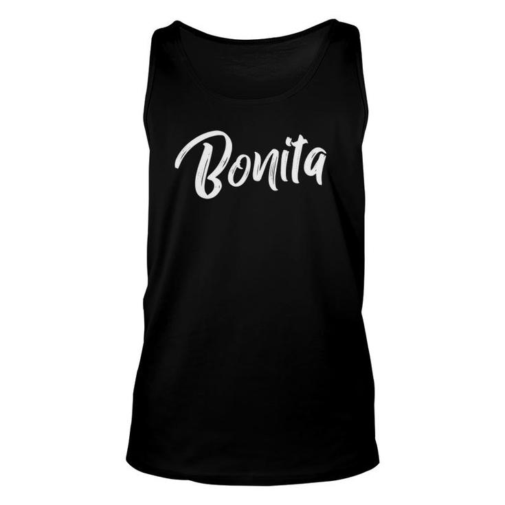 Bonita Pretty In Spanish Unisex Tank Top