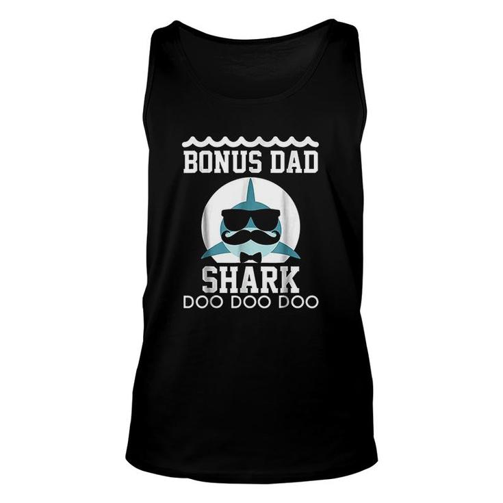 Bonus Dad Shark Unisex Tank Top