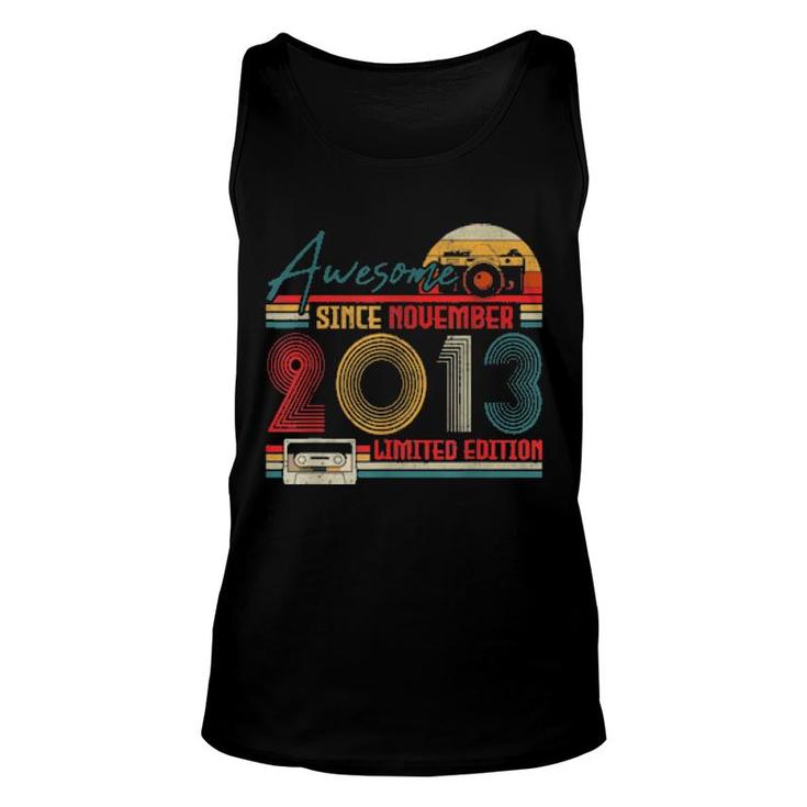 Born November 2013 Awesome Since November 2013 8 Year Old  Unisex Tank Top