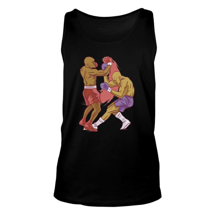 Boxers Fighting Match Boxing Lover Unisex Tank Top