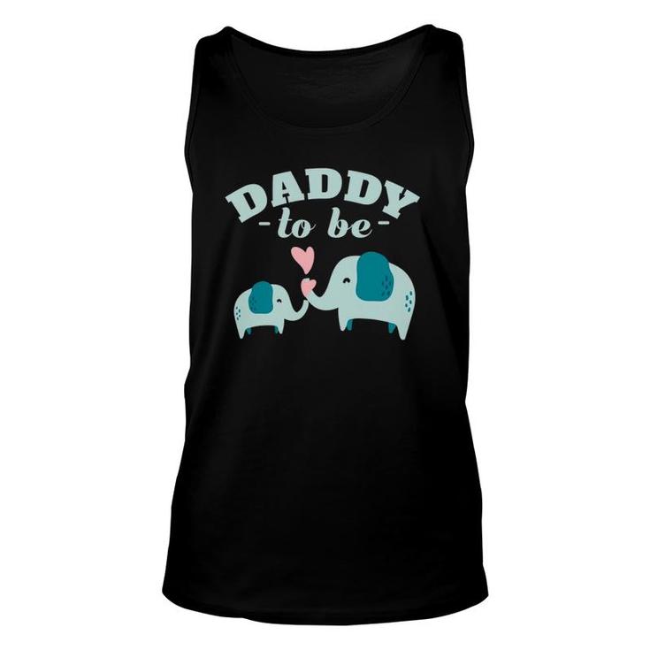 Boy Elephant Baby Shower Daddy To Be Unisex Tank Top