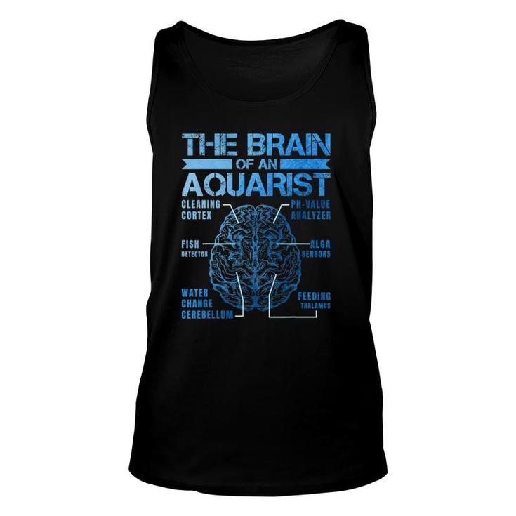 Brain Of A Aquarist For A Fish Aquarium Unisex Tank Top