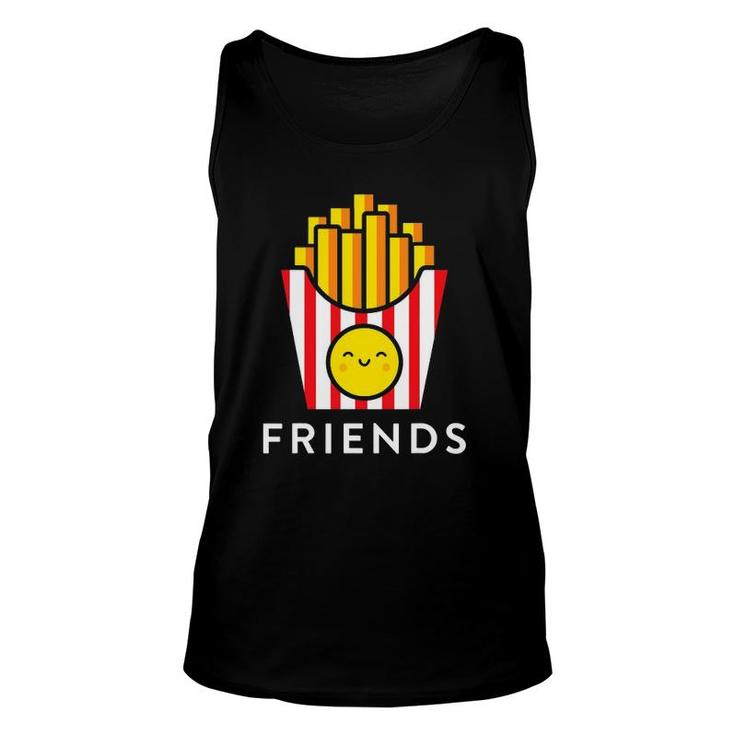 Burger Fries Best Friend - Matching Bff Outfits Tee Unisex Tank Top