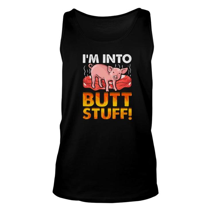 Butt Stuff Pork Barbecue Funny Grilling Shirt Cool Gift Dad Unisex Tank Top