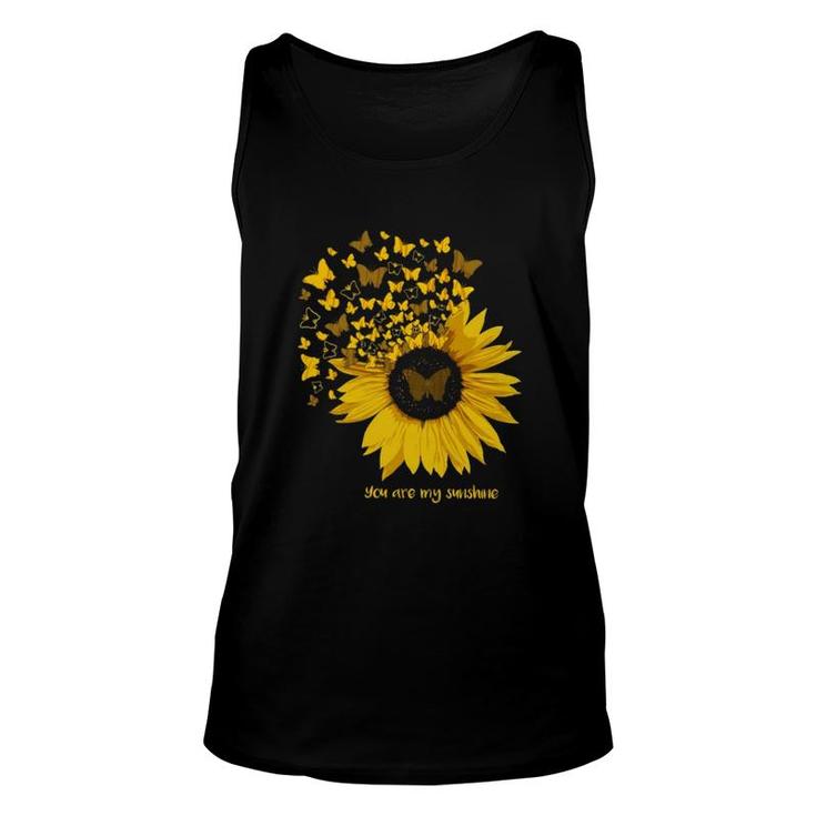 Butterfly You Are My Sunshine Unisex Tank Top