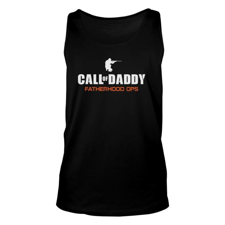 Call Of Daddy Fatherhood Ops Army Father's Day Unisex Tank Top