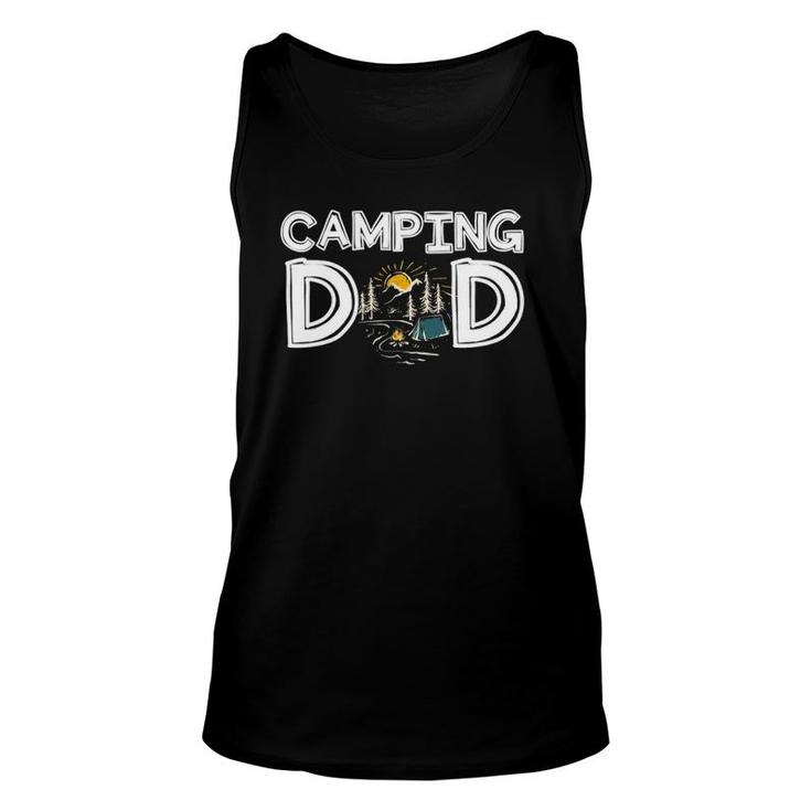 Camping Dad Camper Father's Day Gift Camping  Unisex Tank Top