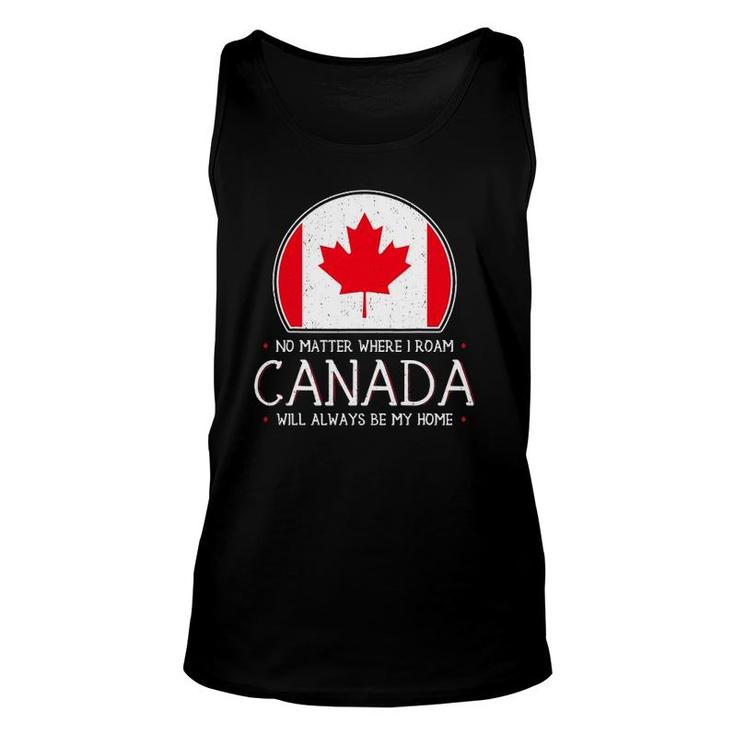 Canadian Canada Pride Flag North Maple Leaf Eh Gift Unisex Tank Top