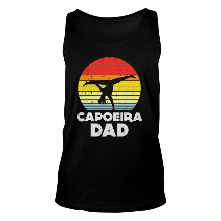 Mens Capoeira Dad Sunset Retro Dance Martial Art Fighter Men Tank Top