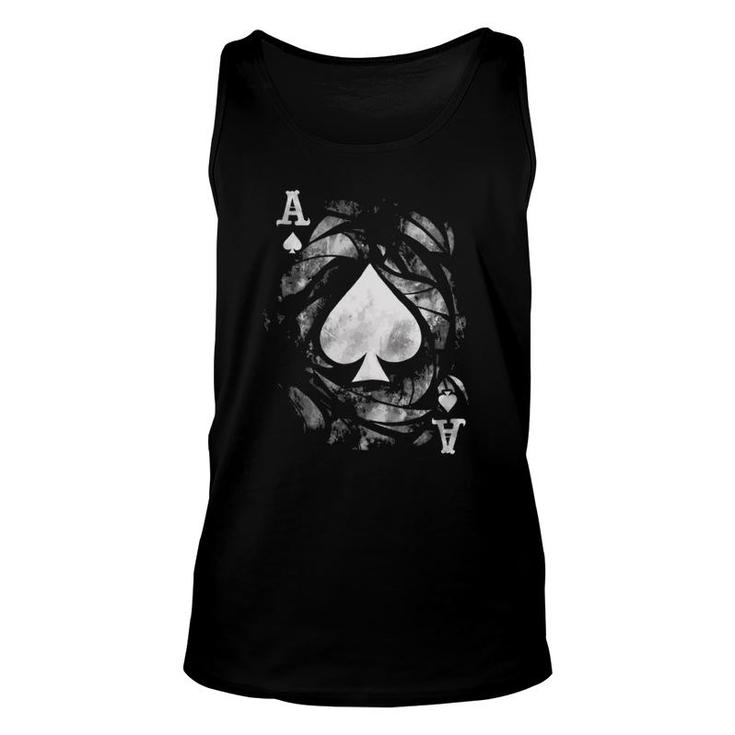 Card Ace Spades Play Playing Unisex Tank Top
