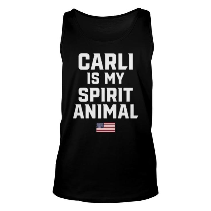 Carli Is My Spirit Animal  Unisex Tank Top