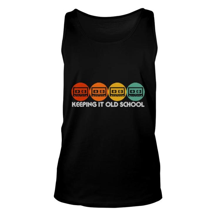 Cassette Tape 80S And 90S Retro Music Keeping It Old School Tank Top