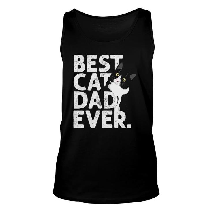 Cat Daddy Father Gift Best Cat Dad Ever  Unisex Tank Top