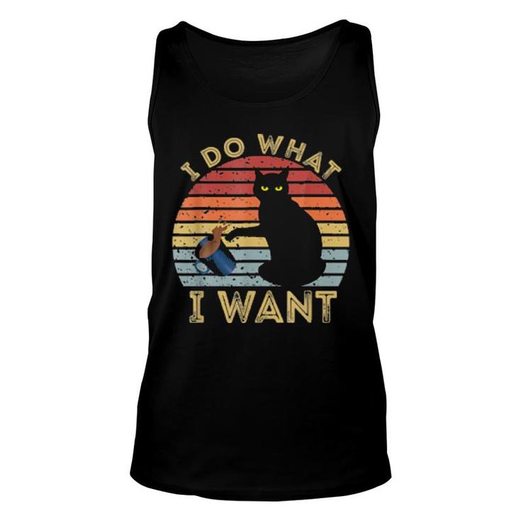 Cat I Do What I Want  Unisex Tank Top
