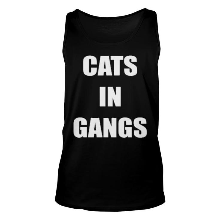 Cats In Gangs  Unisex Tank Top