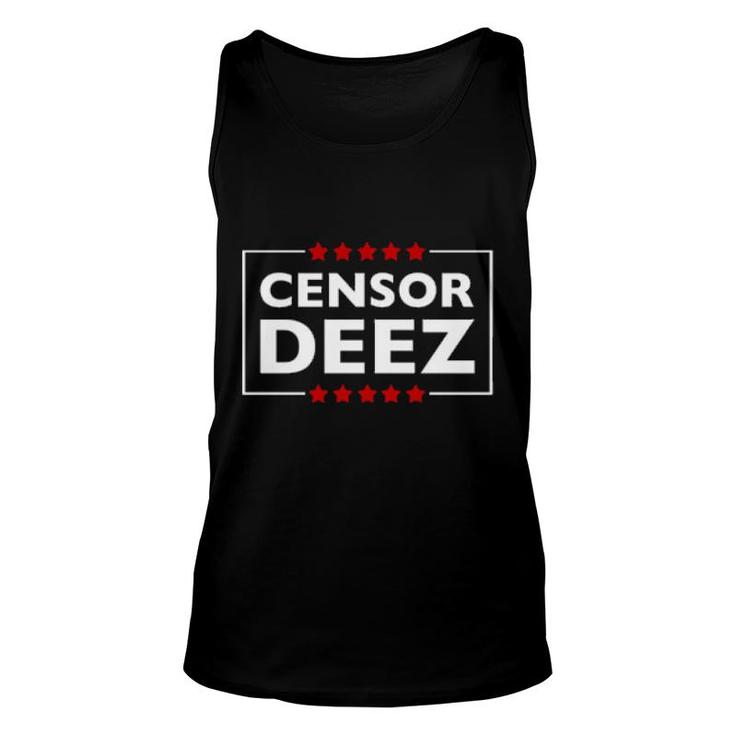 Censor Deez  Unisex Tank Top