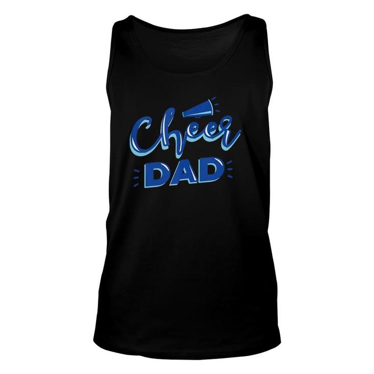 Cheer Dad - Proud Cheerleader Father Cheer Parent  Unisex Tank Top