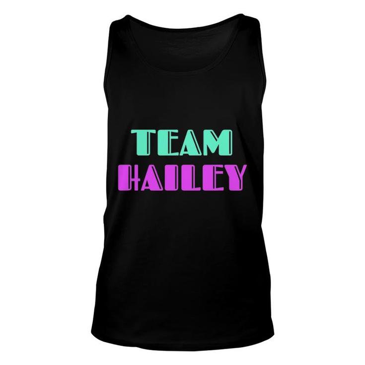 Cheer For Hailey Support Be On Team Hailey 90S Style Unisex Tank Top