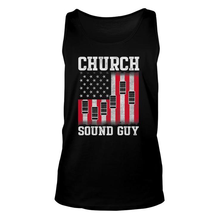 Church Sound Guy Instrument Audio Tech Engineer Da1 Ver2 Unisex Tank Top