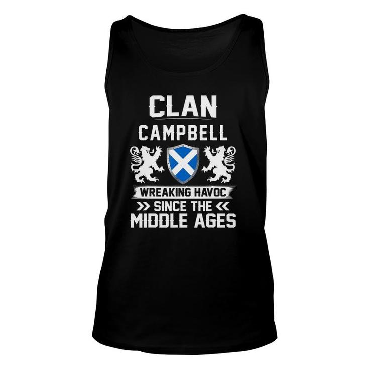 Clan Campbell Scottish Family Scotland Mother's Day Fathers Unisex Tank Top