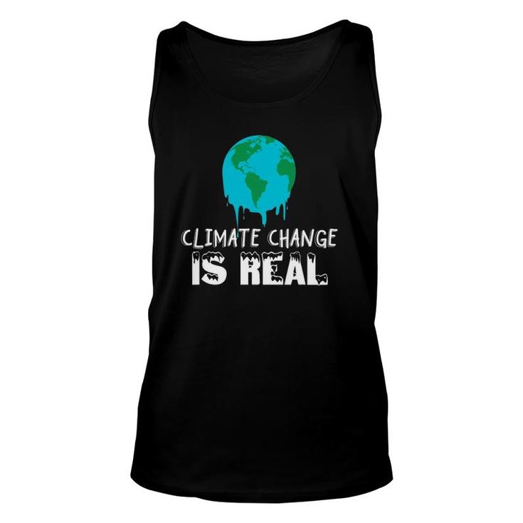 Climate Change Is Real Global Warming Unisex Tank Top