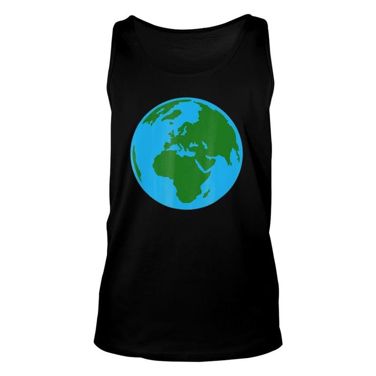 Colored Globe Earth Day Unisex Tank Top