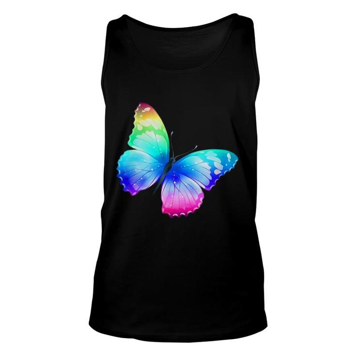 Colorful Butterfly Unisex Tank Top