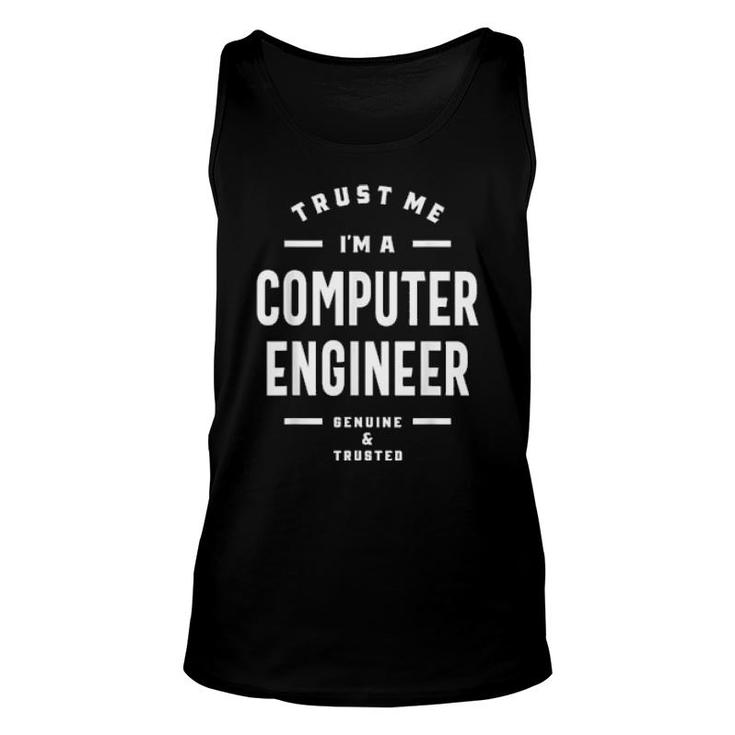 Computer Engineer Job Title Profession Occupation  Unisex Tank Top