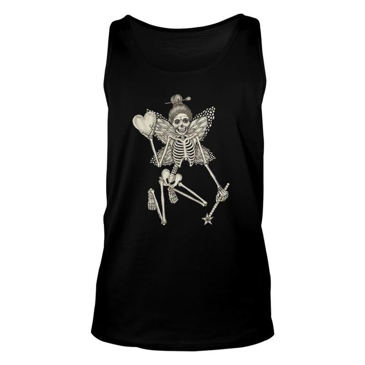 Cottagecore Aesthetic Skeleton Fairy Grunge Fairycore Gothic Tank Top