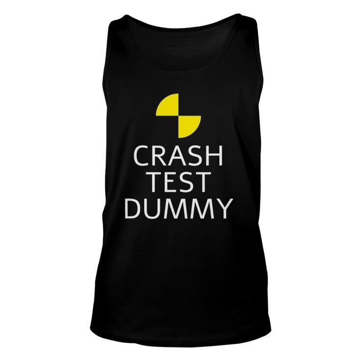 Crash Test Dummy Easy Last Minute Funny Costume For Men Unisex Tank Top