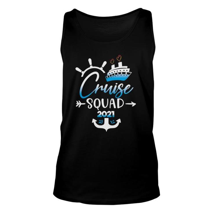 Cruise Squad 2021 Family Vacation Matching Designs Unisex Tank Top