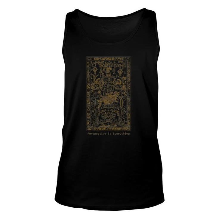 Crustee Lord Pakal Tee Perspective Is Everything Unisex Tank Top