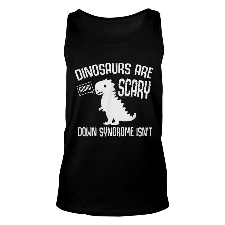 Cute Dinosaur World Down Syndrome Day Unisex Tank Top