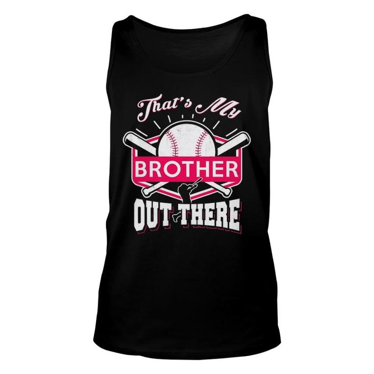 Cute Proud Baseball Sister Gift For Sisters Unisex Tank Top