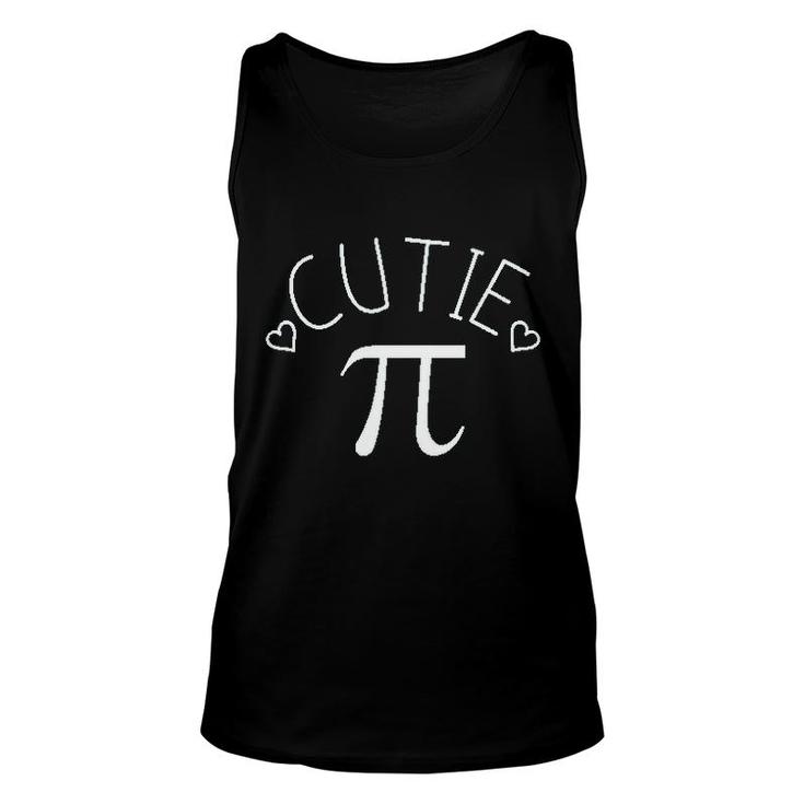 Cutie Pie Geeky Math Lover Nerd Unisex Tank Top